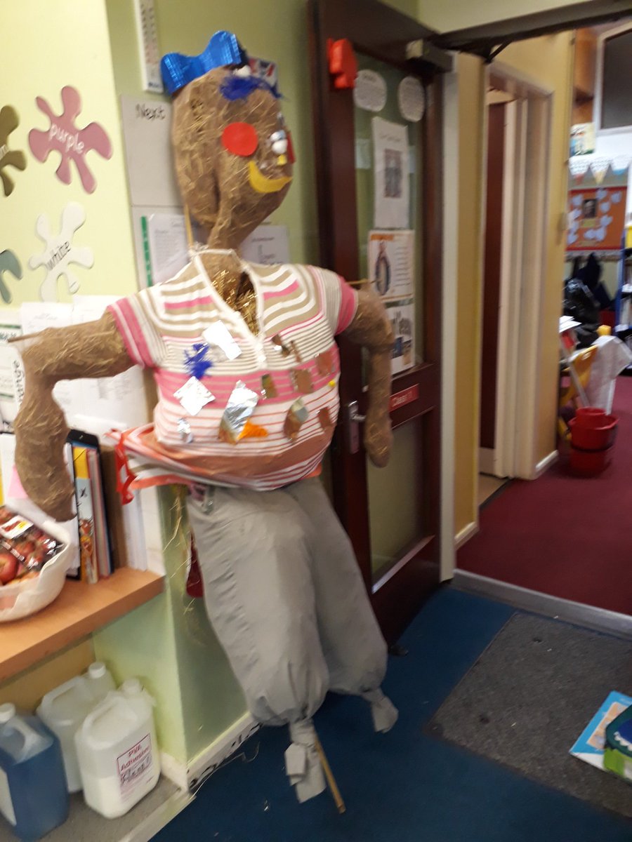 Class 1 had so much fun today! Huge thank you to all the parents that were able to come and help. What a magnificent bunch of scarecrows ready for our festival! <a href="/BrewoodStMarys/">St Mary's Brewood</a>