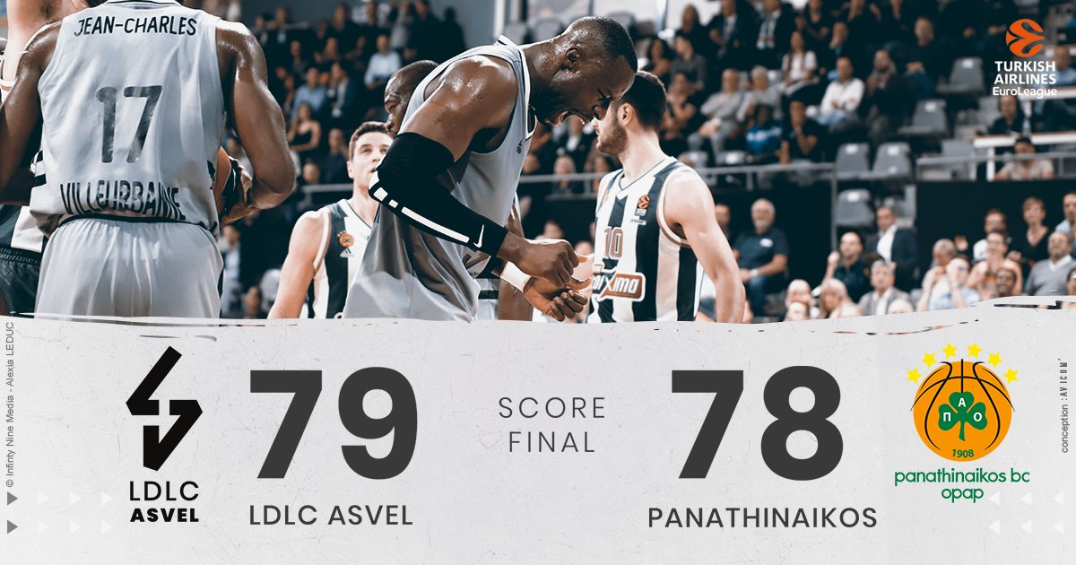 LDLCASVEL's tweet photo. Au terme d'un comeback hallucinant dans le dernier quart-temps, @LDLCASVEL fait tomber le @paobcgr ! 

#LDLCASVEL #GameOn https://t.co/P952MQfAZ1