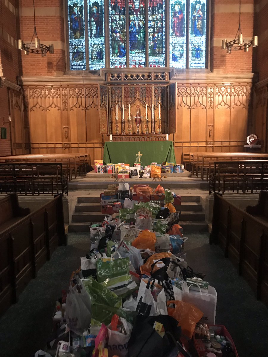 Amazing effort from our pupils and Charity Reps for Harvest Festival, benefiting the Epsom and Ewell Food Bank. 👏
