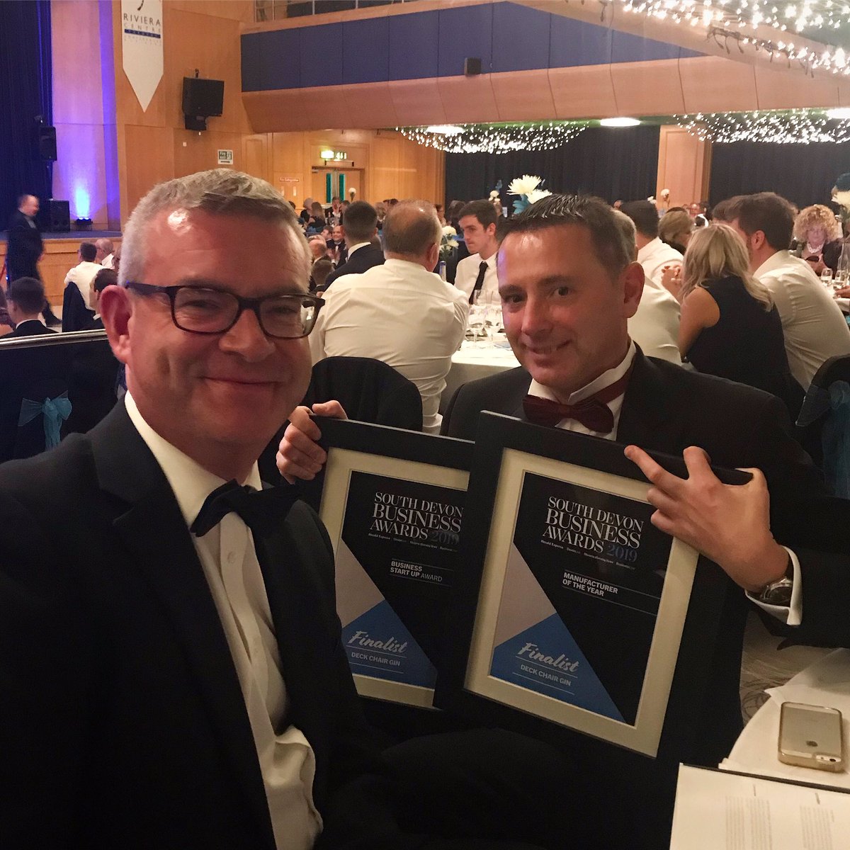 Very happy after 6 months of trading to be finalists for #BestNewBusiness &  #Manufactureroftheyear #SDBA19 congrats to winners @JazzHandsCIC & @SteveBristow_SM