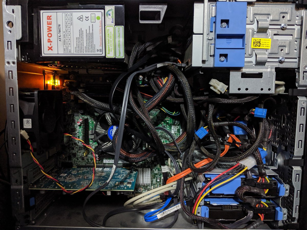 SebDooris's tweet photo. very #janky choocher gaming PC build. https://t.co/DjFR4XAaLz