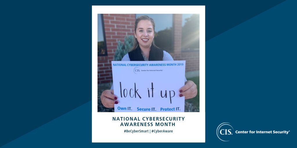 You don't leave your front door wide open, so why leave your computer open? Lock your computer every time you walk away from it. #BeCyberSmart #CyberAware