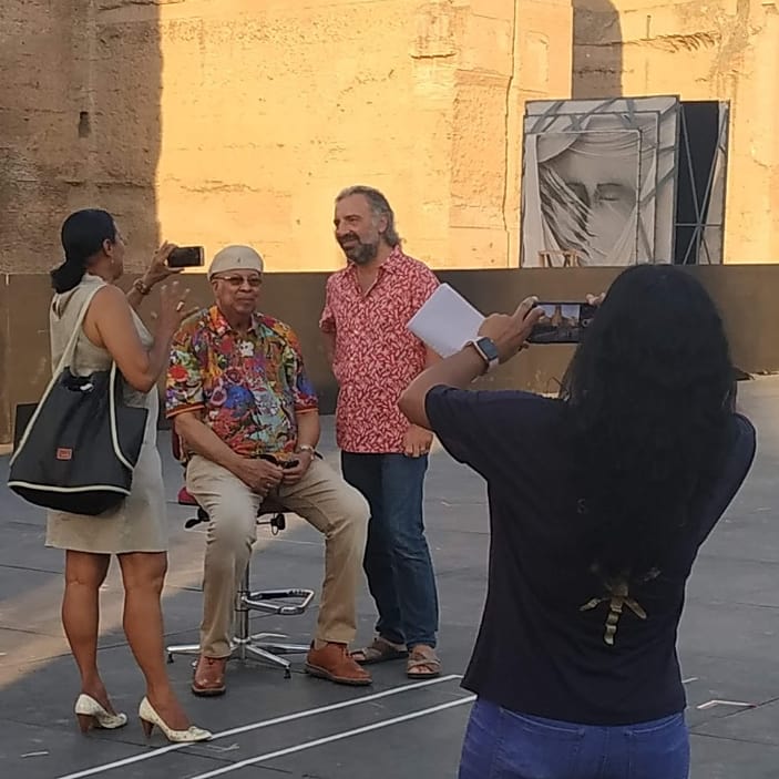 Chucho Valdés🎉 Feliz Cumpleaños Queridísimo Maestro!🎹❤️
Here, some highlights of the magnificent @chuchovaldes and brilliant @StefanoBollani at the backstage of their legendary concert at #TermediCaracalla this summer.
#ChuchoValdes #StefanoBollani
#HamiltondeHolanda #Caracalla