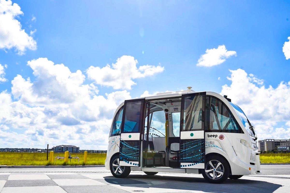 Beep beep! Ready to roll out from the Pixon station. #autonomousshuttle