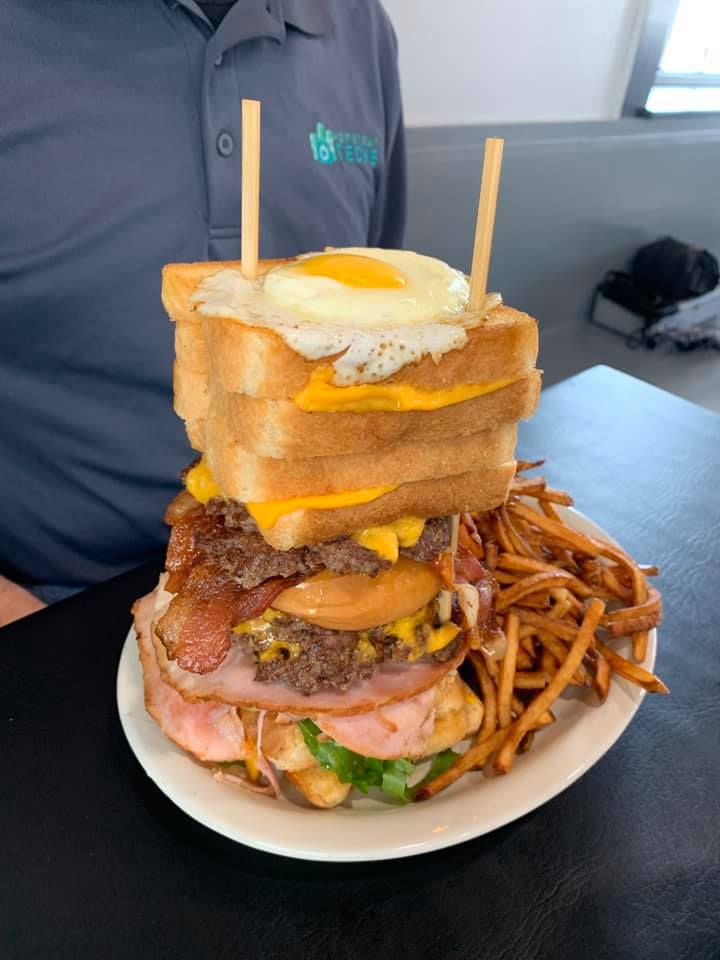 Hometown_Eats's tweet photo. How far will I get, how far could you? Video coming soon!
"Hill Climber" Half-Day Café, Urbana, Ohio!
🥪 🥪 🥪
@JoshDenny you ready? I may or may not have called out on this one.
#FoodChallenge #YourHometownEats #HillClimber #Urbana #Ohio #WhyDoIDoThisToMyself #WeSpendLocal https://t.co/0gX3bjzWRG