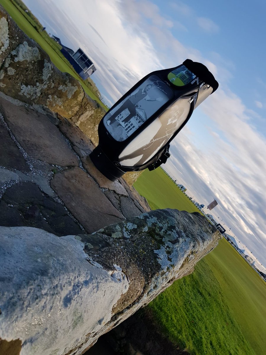 TheJYGroup's tweet photo. For the ultimate golf accessory - a personalised and totally unique luxury Golf Bag - only #Camat will do.  #martinkaymer59 #westwood_lee and #lukedonald thought so at #dunhilllinks when they signed this one. #onlyoneofitskind https://t.co/wjzyIyUAoq https://t.co/PqmgCqnOHQ
