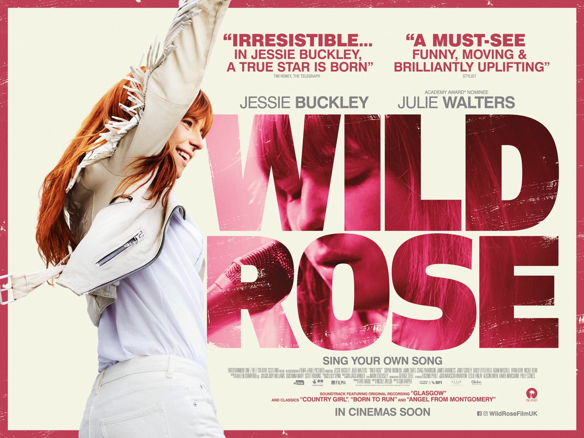 Culture Cinema 'Wild Rose'

Thursday 17th October 8pm

Kerry native, Jessie Buckley (Beast), stars as Rose-Lynn Harlan, a single mother of two, fresh out of jail, whose dream is to leave Glasgow and make it as a country singer in Nashville. techamergin.com/culture-cinema