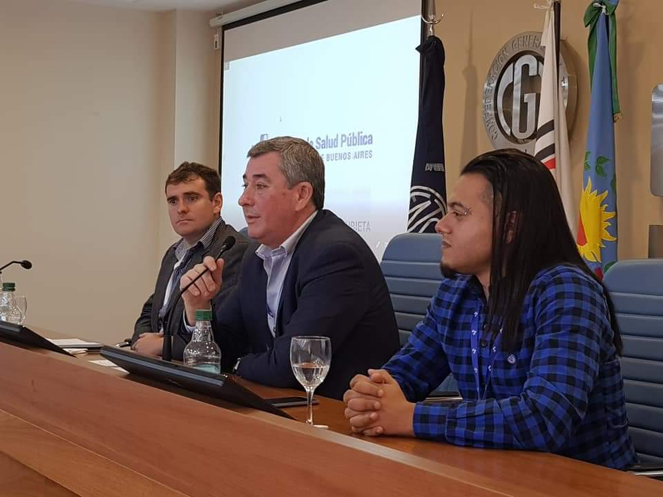 JuventudSsp's tweet photo. #SSPJuventud Terminó el #plenario sobre "Respuestas #sindicales al nuevo 🌎 del trabajo" donde disertaron 🗣️
✔️ @vascozubieta Sec Gral de @SindicatoDSalud y pte #UniCare @uniglobalunion 
✔️ @zubieta_fer Sec de #Juventud 
 ✔️ @ale_jp__ #pte @uni_jovenes_ar https://t.co/HONalrzLjX