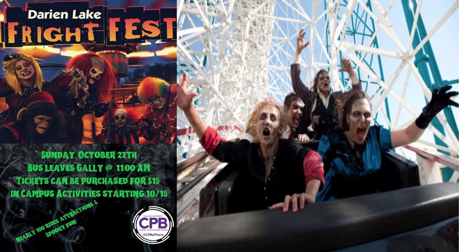 It’s spooky szn!! 🎃&amp; we’ve got 2 SPOOKY bus trips happening back to back! Tickets go on sale in CAO starting 10/16‼️ #CPBeThere