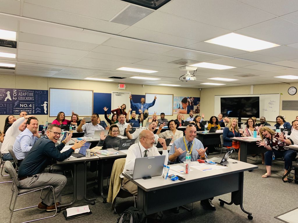 WUSDK12's tweet photo. Great convo at last night's #WUSDK12 leadership team mtg about elevated leadership + student achievement. Very proud of this hard-working &amp; all they do on behalf of our schools! #Great2bWUSD https://t.co/PGzKHtf1Ki