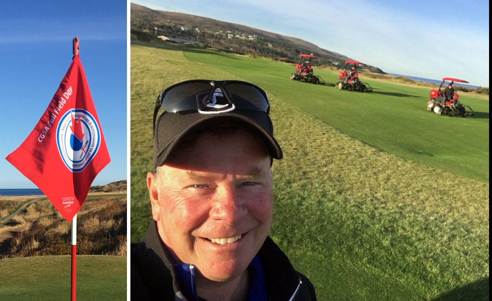 Turf Care is proud to support the <a href="/GolfSupers/">CGSA</a> Fall Field Day @cabotlinks this week. Our Sales Manager Tom Fischer was enjoying the view of this awesome #TurfCrew working hard to keep the course in top shape! #FFD2019 
<a href="/ToroGolf/">Toro Golf</a> <a href="/TheToroCompany/">Toro</a>