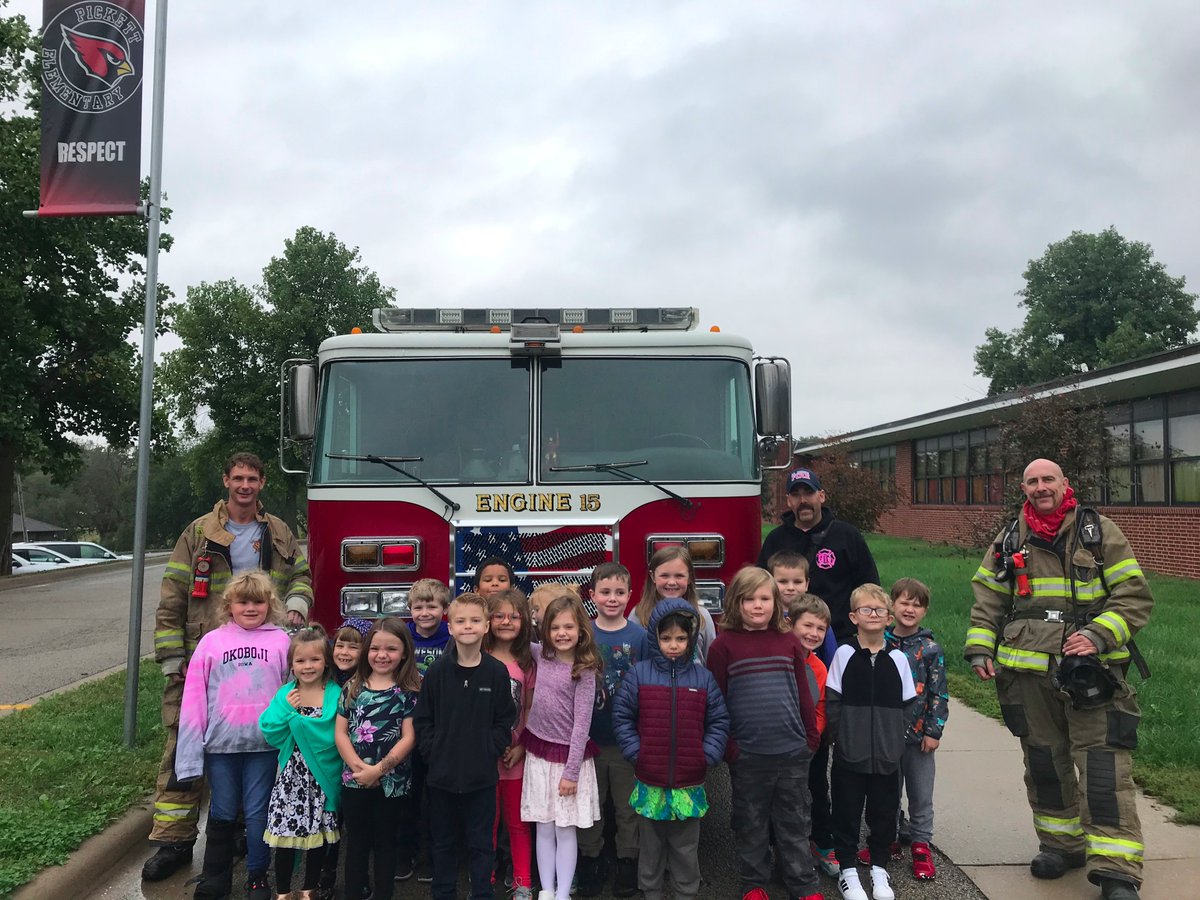 Fire Safety Day at Pickett.  Thank you SJFD for the work that you do to keep us safe!