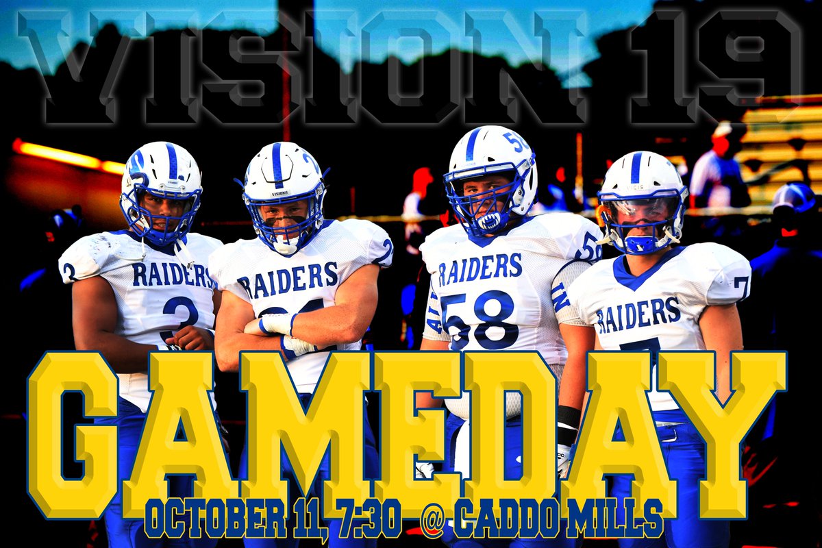 GAME DAY IS A-COMIN
Friday
at Caddo
7:30

➡️BE THERE⬅️