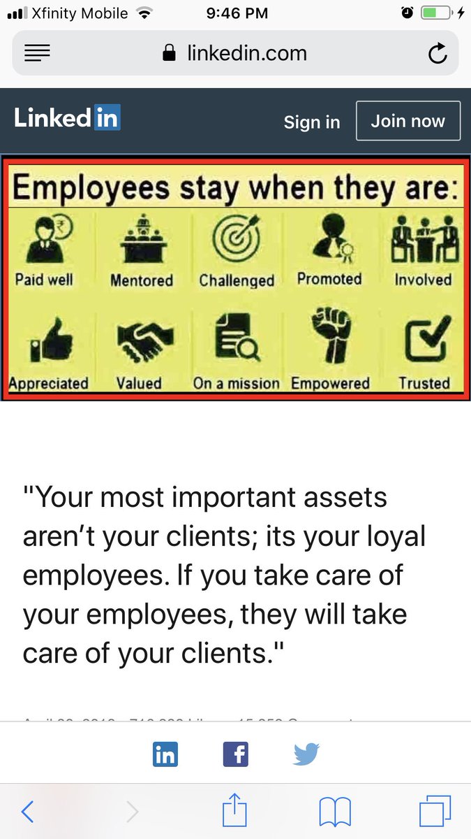ljaramillo305's tweet photo. Isn’t this true!#gslearning, #leadership, #EmployeeExperience https://t.co/vaRqCfrp83