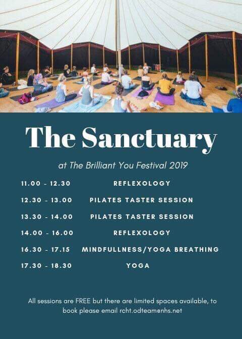 cscapepilates's tweet photo. Delighted to be teaching 2 Pilates taster sessions on Saturday at the ‘Brilliant You Festival’, celebrating the amazing people that work within the NHS &amp; RCHT. We warmly invite you to join us at The Sanctuary for some ‘you’ time!
https://t.co/BtMAR0EUez https://t.co/fGXLWDpsMB