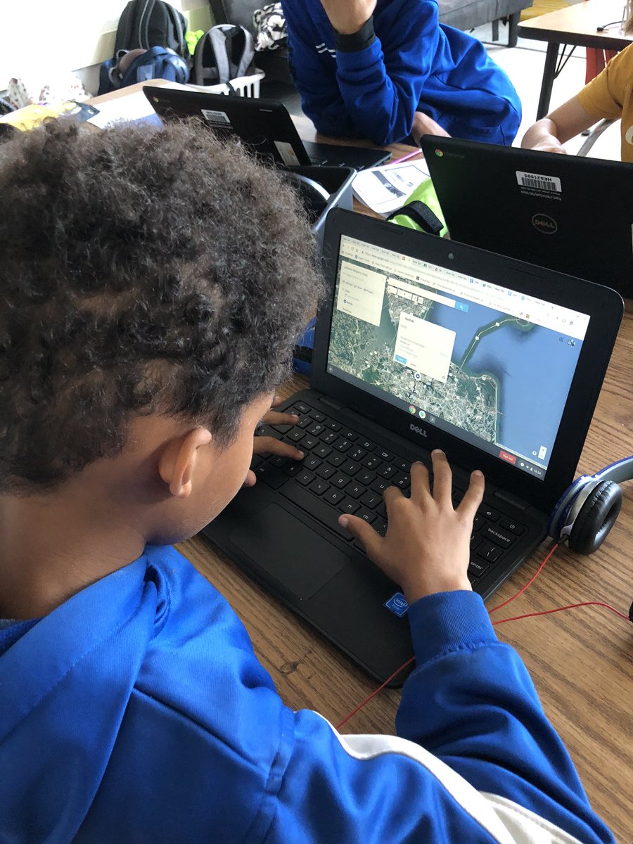TechWithMatt's tweet photo. #4thGrade Ss used #GoogleMyMaps to plan a trip around the regions of VA at #CrestviewES! They will work on place value and budgeting throughout the project too! @jgdrake8 #LifeReady #ESinnovate Thanks for sharing this cool tool @EdTech_Beard & @techybecky50 https://t.co/O2mjtAACYf