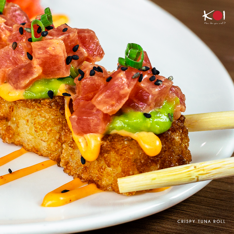 KoiSushiSV's tweet photo. Tuna never felt so good! 

 #CrispyTunaRoll #KoiLovers #TimeToEat #Food #FoodPorn #Foodie #Delicious #SushiLover https://t.co/tHcKACdtnn