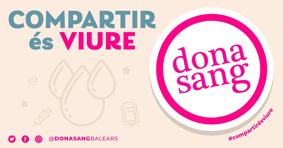 donasangbalears's tweet photo. A Balears fan falta 200 donacions diàries. Ens ajudes?
#BancdeSang 🏥, #Escolad'Hoteleria 🚌, #SaPobla, #Vilafranca 🚌 i #Puigpunyent.
La donació de sang al dia 👉 https://t.co/WG4fE93cQL…
#DonaSang11octubre
#DonaSangre11octubre
#BSTib2019 https://t.co/j9ZAeAnmcR