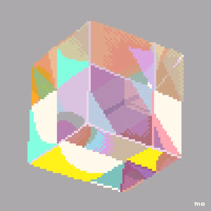 I wanted to express light☀️
A set of shades that are different from the usual colors?
いつもと雰囲気の違う色の作品セット?

#ドットの日 #pixelart #ドット絵 