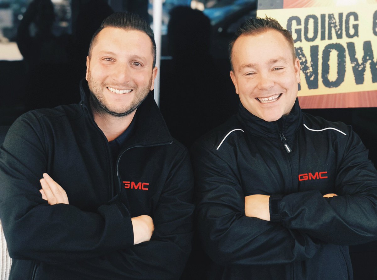Staff are t w i n n i n g today @zimmerwheaton 👯‍♂️

#yourgmctruckstore #GMC #Kamloops