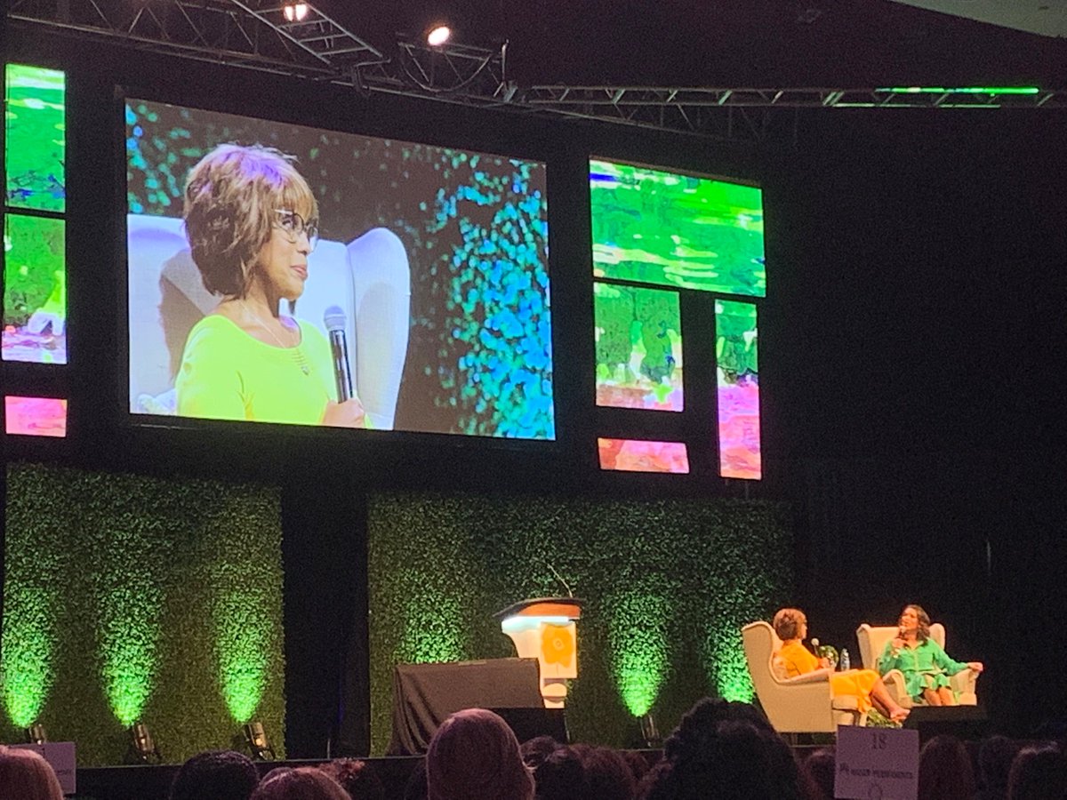 Being a Woman of Influence - today’s conversation at @atlWomensFDN’s annual #Numbers2Big luncheon. <a href="/GayleKing/">Gayle King</a> reflects on her long career, #Metoomovement, being confident and supporting other women.