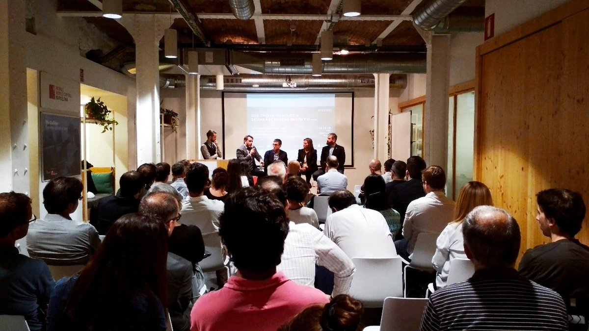 CataloniaHealth's tweet photo. La tecnologia salvarà el sistema sanitari? Escoltant @frodrig1_ferran @hospitalclinic @CataloniaBioHT a l'#InvestFest de @CapitalCellNet al Pier01 #Barcelona #juntaCataloniaBioHT https://t.co/JqFG1LAfWg