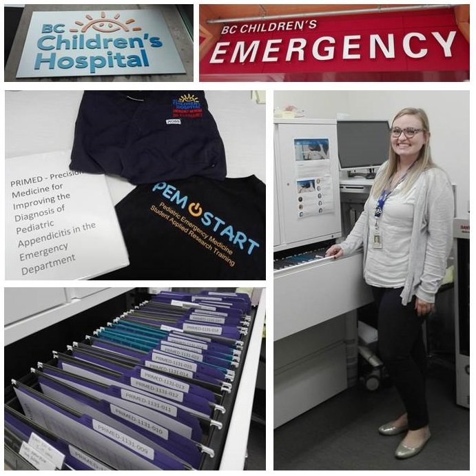 primedresearch's tweet photo. Visiting @primedresearch study site @BCChildrensHosp. Thank you @VikSabhaneyMD &amp; @karlystillwell!
@CIHR_IRSC @PERC_Network @BCCHresearch @UCalgaryMed @UofCr4kids
#PrecisionMedicine #Appendicitis #EmergencyDepartment #Pediatrics https://t.co/DmppUcmAGI