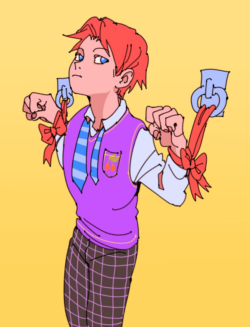 doodle of future black vinegar student suzuki shou