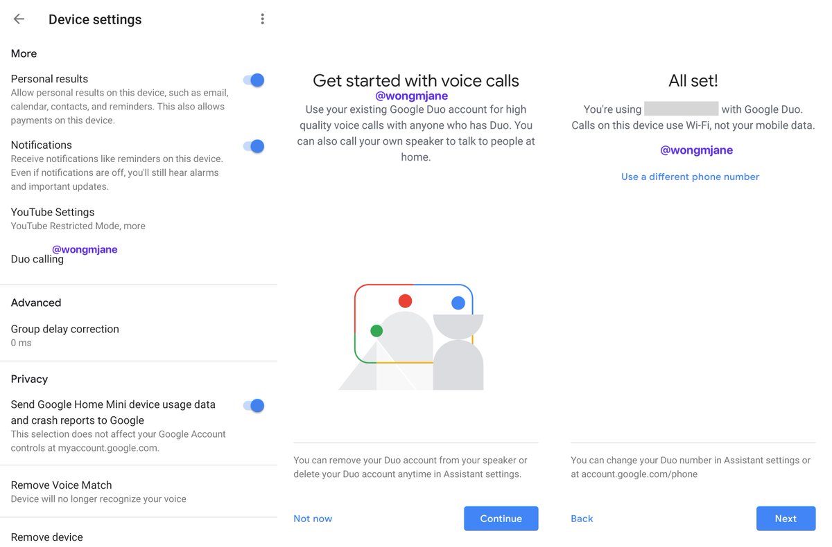 duo call google home