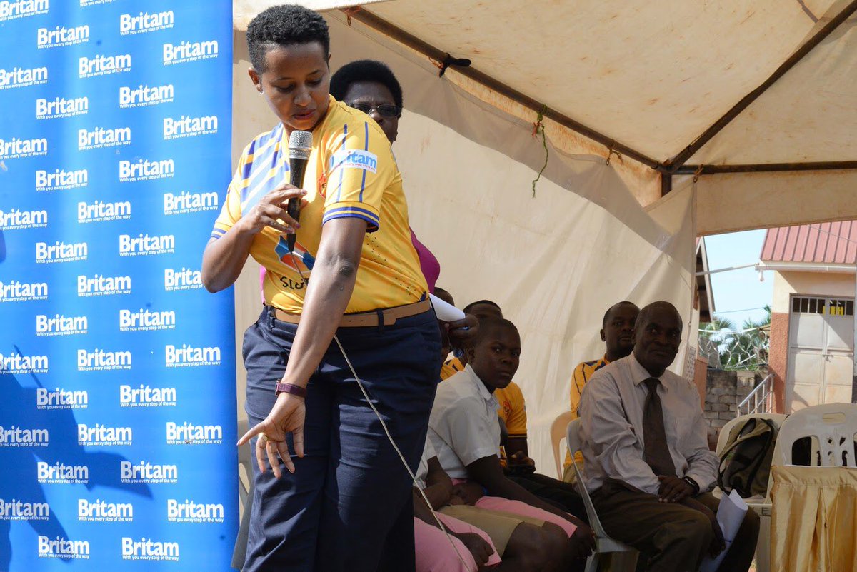 BritamUganda's tweet photo. One of the best parts of #BritamCSWeek2019 is getting to give back with our partners like @KCCAFC & @KCCAUG. We see a bright future ahead for the children at Church of Mbuya Primary school. https://t.co/lQnf4bkwPZ