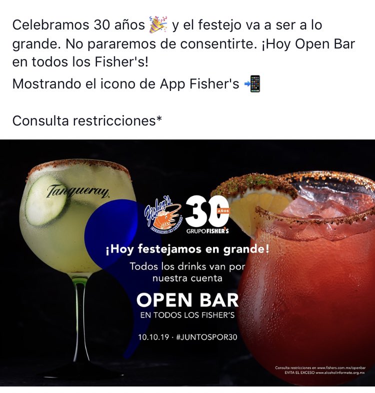 Ya vieron? @FishersMexico hoy!