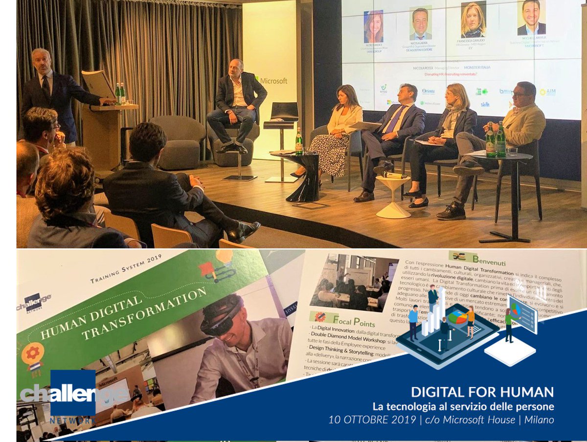 challengentwrk's tweet photo. Più #digital, più #human, @challengentwrk #LearningDrink con @microsoftitalia, l'#innovazione che conta è quella progettata pensando alle #persone. @Monster_Italia @EY_Italy #SARASGroup @deagostini_it. Scopri di più sulla #DigitalTranformationn: https://t.co/xTMF4LjDOh https://t.co/lJlwKhbC1V