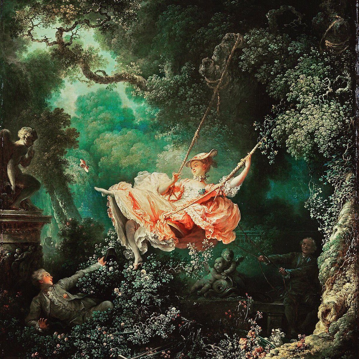 tlivres_tarts's tweet photo. Pour #Octobrerose, je vous propose une œuvre de #Fragonnard « Les Hasards heureux de l'escarpolette », une huile sur toile réalisée en 1767 qui n’a pas pris une ride 💓
#tousunispourunememecouleur #cancerdusein #rubanrose 
#art #culture #peinture #rose #artist https://t.co/ExihME88og