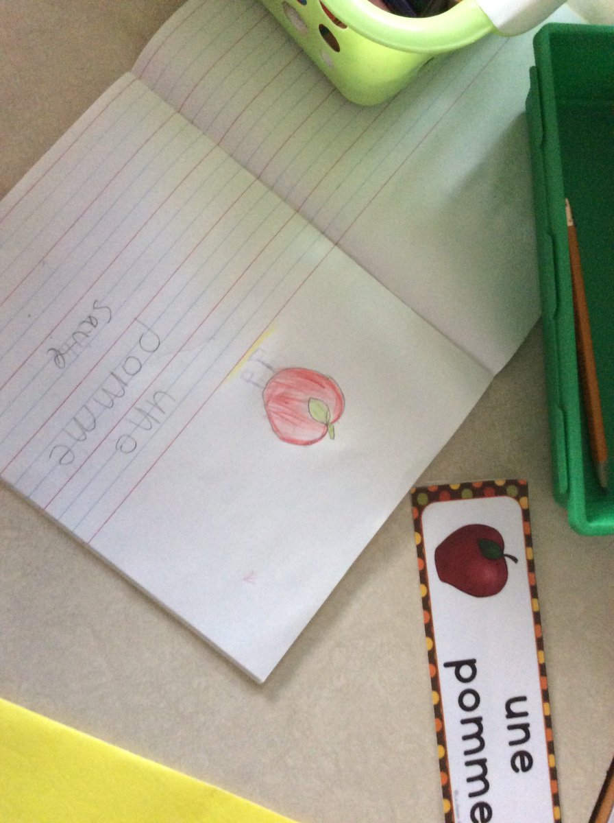 Using action words in our writing.