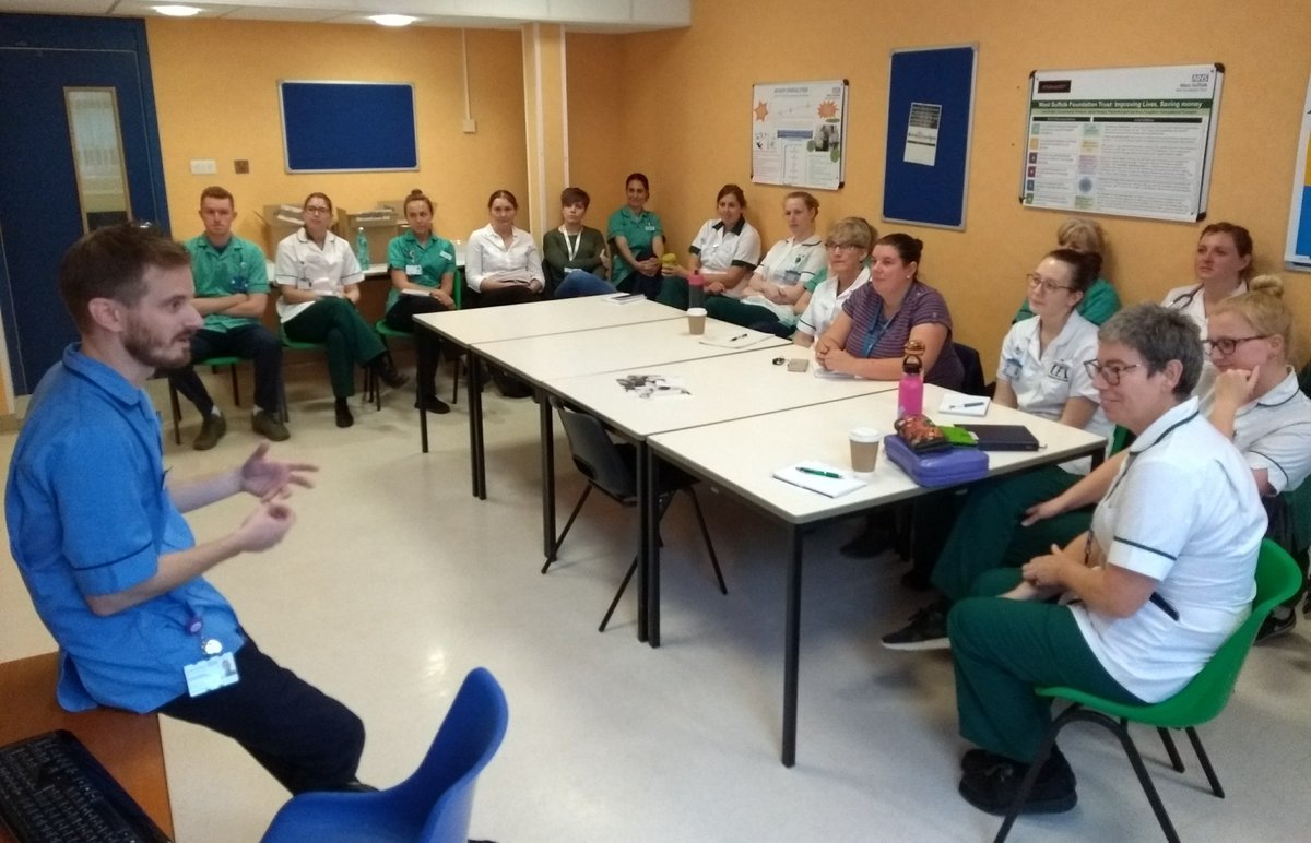 Thanks Dan Harvey for the informative and practical training regarding pressure care management. Very well attended by occupational therapists from the local hospice, social services, community and acute teams.
