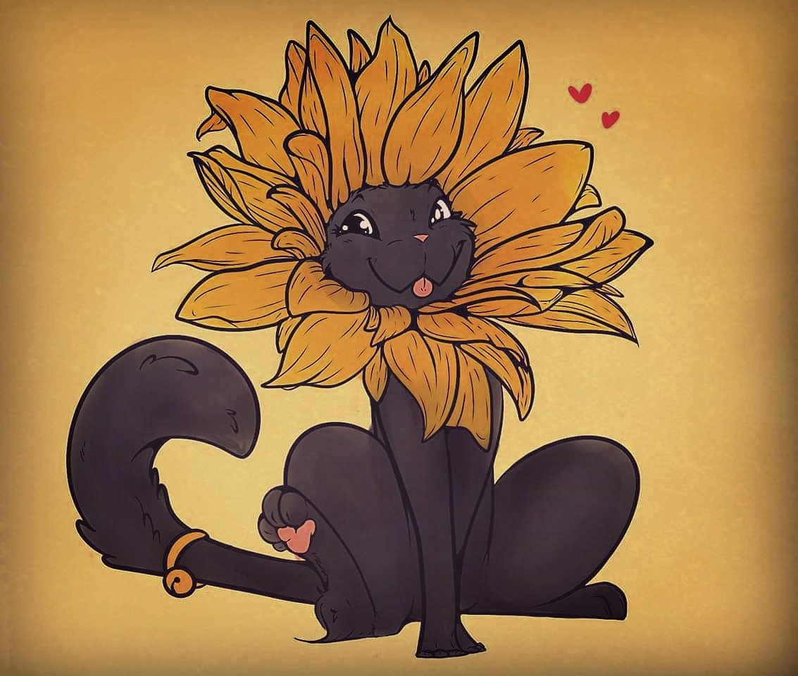 I added some filter to my last picture I drew. I like it.

Sunflower kitten

#artistsontwitter #artwork #digitalart #digital_art #artist #art #nekodorei #sunflower #feline #cat #blackcat #hippie #hippiegirl #hippiespirits #goodvibes #positivevibes #peacelovehappiness #cute