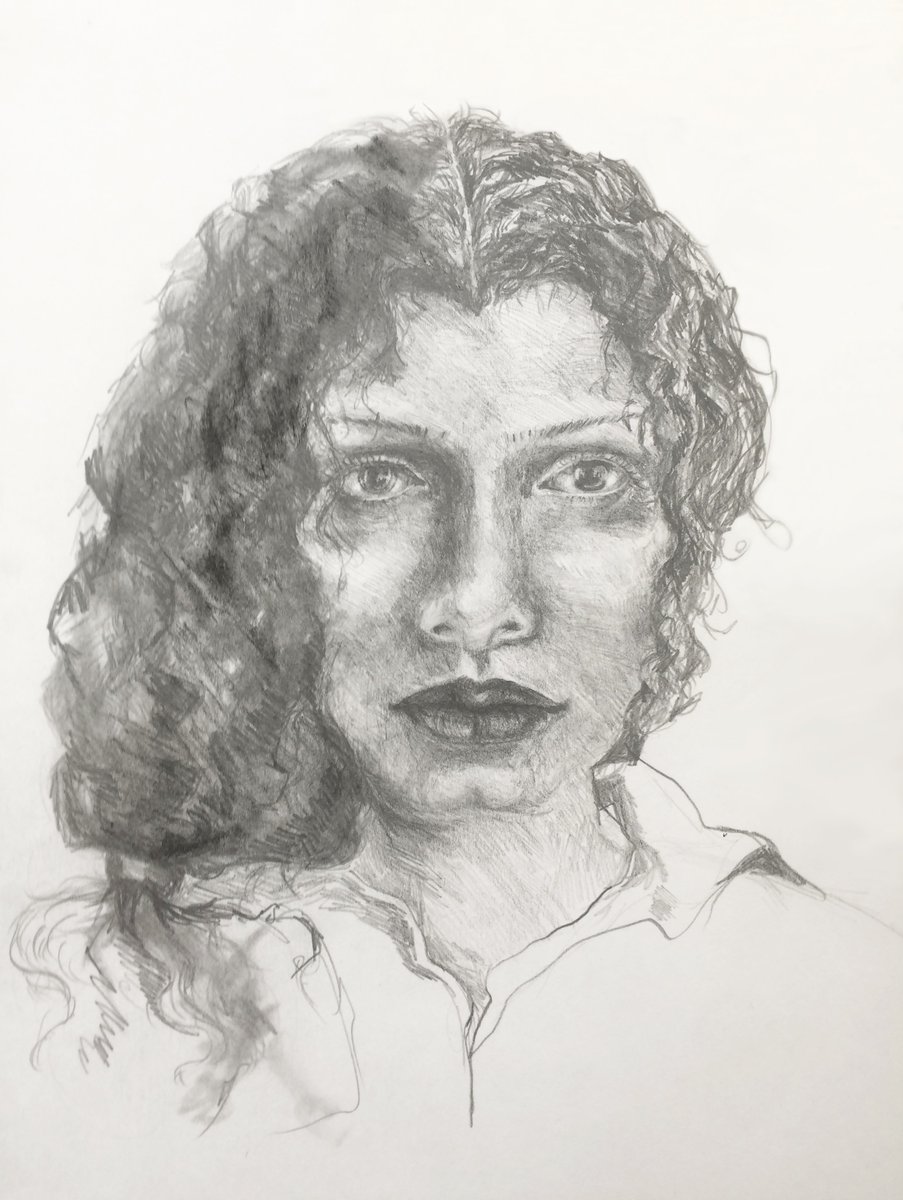 drawingcenter's tweet photo. Join us tonight, Thursday, October 10, for the opening reception of “The Pencil Is a Key: Drawings by Incarcerated Artists,” from 6pm - 8pm. 

Image: Azza Abo Rebieh, “Nayfeh,” 2016. Pencil on paper. Courtesy of the artist. https://t.co/6akaIcZmoN