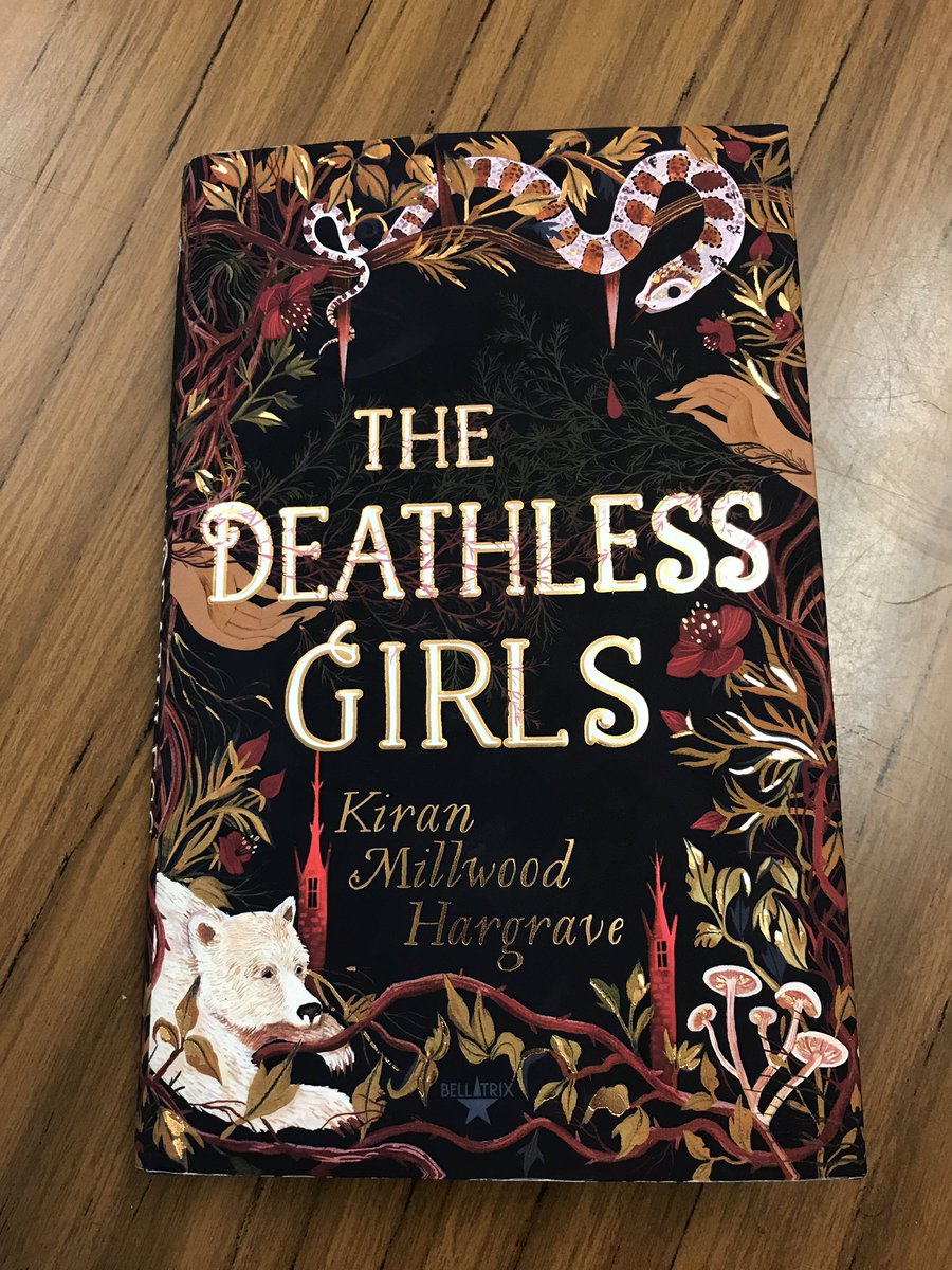 The beautiful cover of the new Year 7 #bookclub book - #thedeathlessgirls by @Kiran_MH - looking forward to seeing the girls’ reactions to it next week! #readingforpleasure #readingchallenge