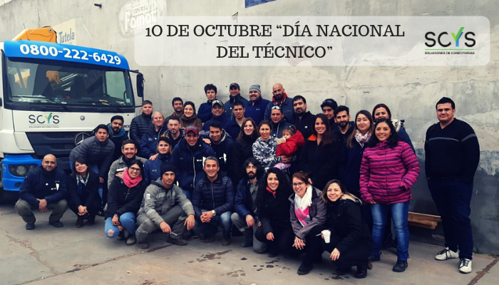 ScysArg's tweet photo. 10 de Octubre " DIA DEL TÉCNICO"

Queremos felicitar principalmente a nuestro equipo de trabajo y destacar su gran participación compromiso y entusiasmo en la empresa ya que son el motor de la misma.

Seguimos creciendo día a día cumpliendo metas y superando espectativas https://t.co/BylvYevOmT