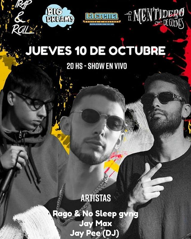 Acaestalacrema's tweet photo. Hoy en @el_mentidero x @trapandroll.ar en vivo por #facebooklive x @radiolacrema
Artistas invitados estallan el escenario
DJ @jay.carreras
Host @matipretto
#trapalert #trapcordobes #hiphopargentino #trapargentino
#livestreaming #radioweb #radiolacre… https://t.co/H8ODuu058K https://t.co/v2ZnJtseMl