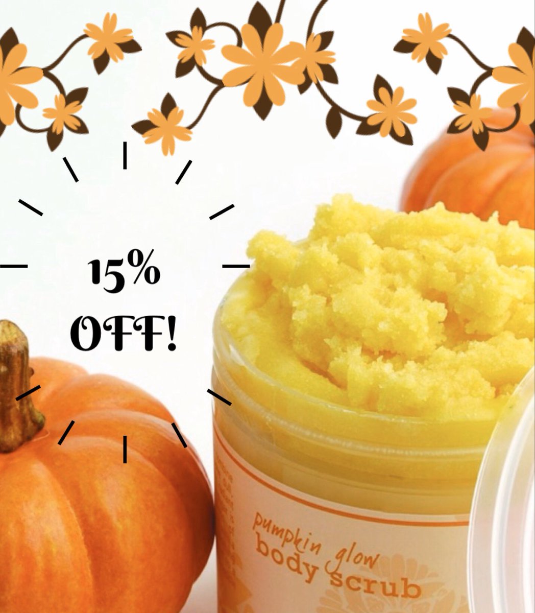 SensoraSpa's tweet photo. Try our new pumpkin glow body scrub, 15% off for the duration of fall! Pumpkin spice lattes eat your heart out!

#RelaxRefreshRevive #Sensora #DaySpa #Relaxation #SpaDay #StressRelief #Massage #Beauty #SkinCare #BeautifulSkin  #LawrenceKS #LFK #Fall #Pumpkin #PumpkinSpice https://t.co/Tv9tDV7Zsd