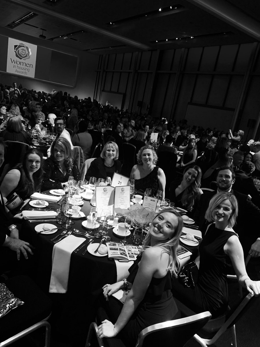 olver_charlotte's tweet photo. #WIH2019 Table of inspiration #womeninconstruction l. @gtpartnerships PR &amp; COMMs Team are up for an award as well as @gtpsouthwest Grace Who is up for young achiever. I love where I work but I love more who I work with 💕 https://t.co/M14ZMCKw2E