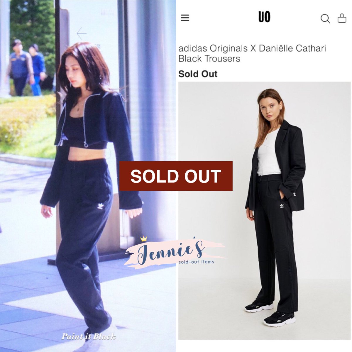 jennie adidas pants