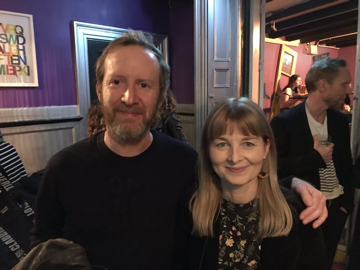 CormacKinsella's tweet photo. Great gang out @WorkmansDublin for the launch of #TheRiverCapture by Mary Costello https://t.co/VB1jB6RFcY