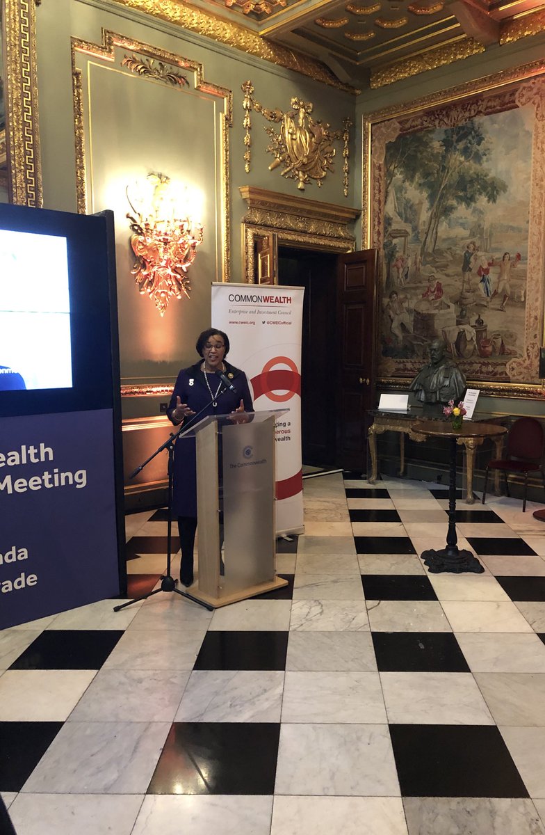 aq_cweic's tweet photo. Pleasure to co-host Commonwealth Trade Ministers and our members for a reception at the conclusion of the Commonwealth Trade Ministers Meeting this evening. Special thanks to the Ministers from Ghana and Nigeria for offering their support for our upcoming visit this November. https://t.co/iSyq04Lsqu