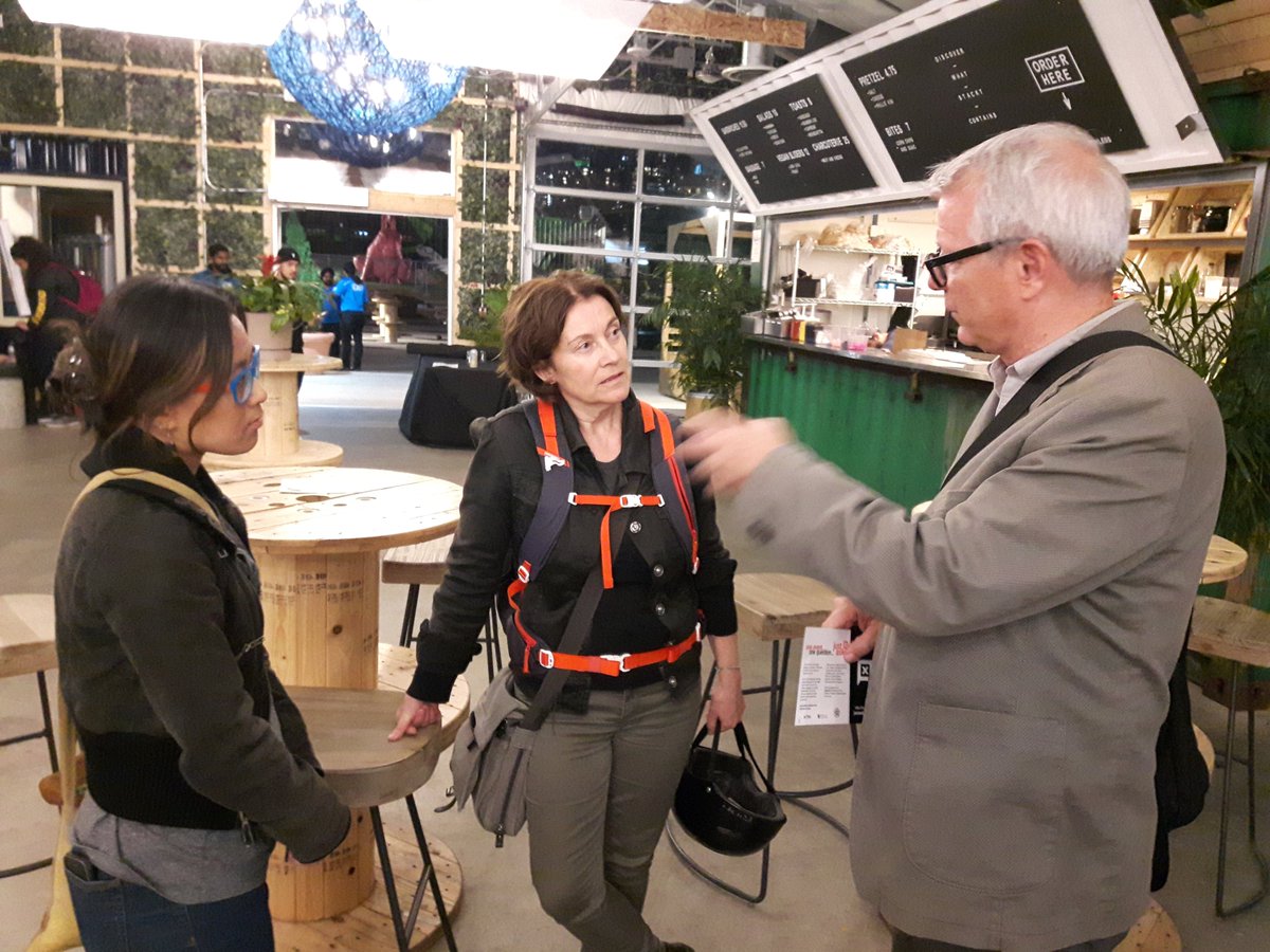 DGCTalent's tweet photo. DGC Members Ann Foo &amp; Penny Charter discuss policy with @TOAdamVaughan… from global streaming giants &amp; Cdn content to the need to foster inclusion &amp; raise the profile of Indigenous and women creators, and affordable housing infrastructure. #justask2019 #jemimplique2019 #elxn43 https://t.co/fFfst1oL9V