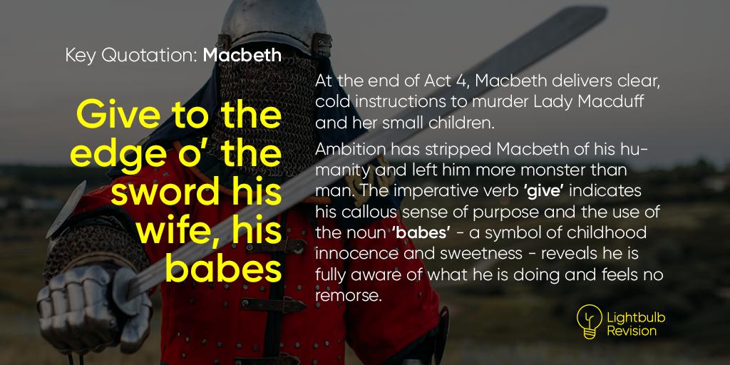 Check out this murderous key quotation for #macbethmonth. Only one more day to use the code MAXGRADES at lightbulbrevision.com and get 20% off all titles and free shipping (valid until midnight Friday). #GCSE #teamenglish #killitinthemocks