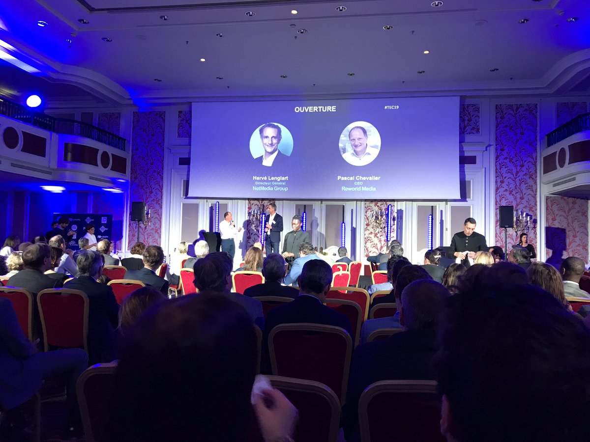 Aux Trophée ecommerce pour la remise des prix ecommerce de l’année #TEC19