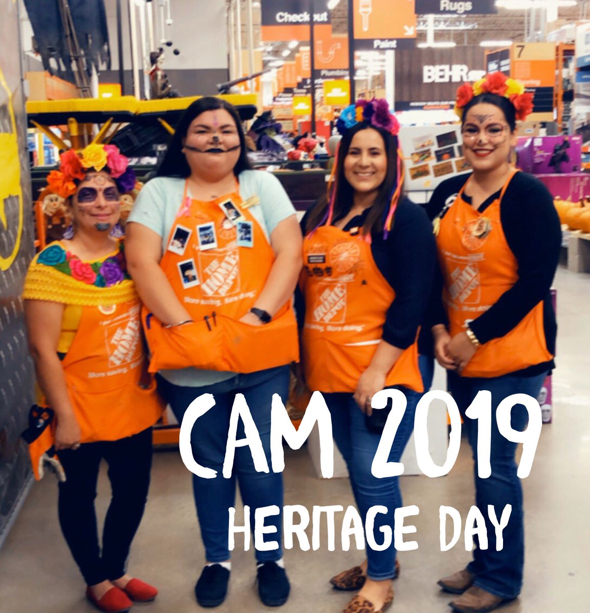 Amandajake12's tweet photo. Heritage Day at 6529! Celebrating Día de Los Muerto! @jreed4401 @LMcmilian #cam2019 #cam220 https://t.co/9mL1b4F7KO