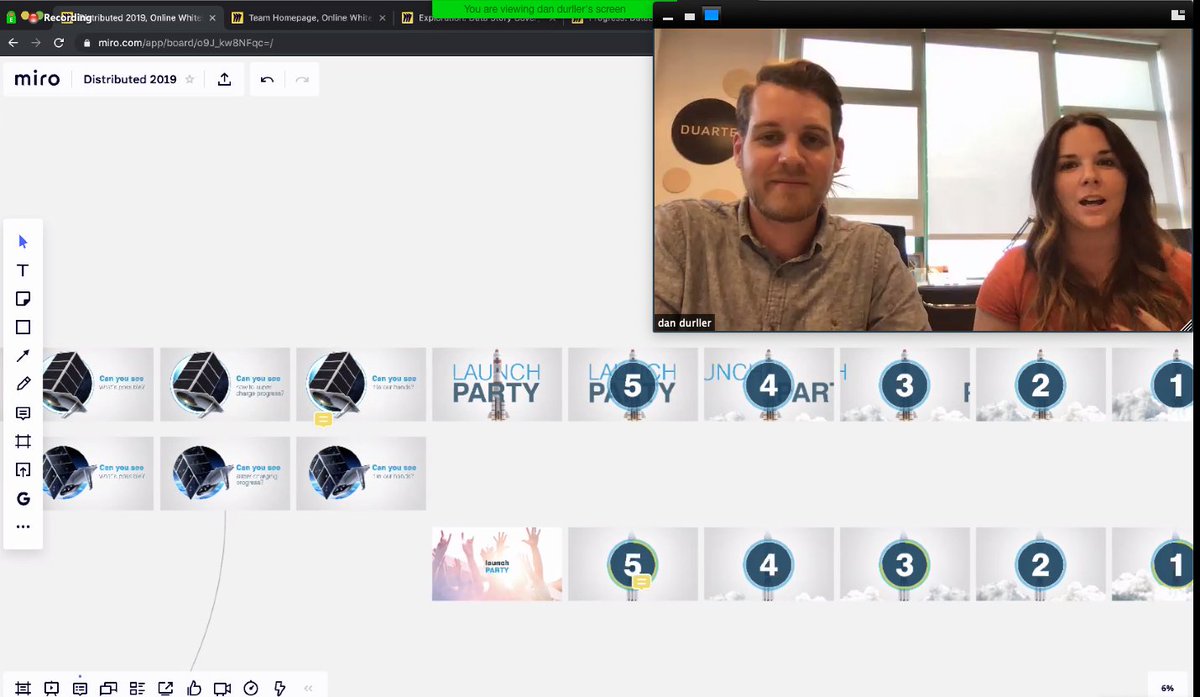 Duarte's tweet photo. "Good #presentations can help save the worldβand @MiroHQ helps us make those presentations happen." - @thisisdanni #Distributed2019 https://t.co/okOjpzcYBv